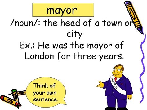 mayor noun .